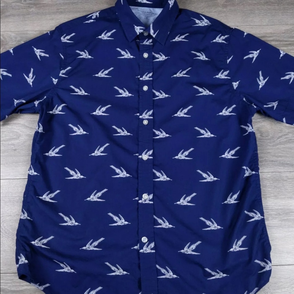 Banana Republic Luxe Poplin Button Up